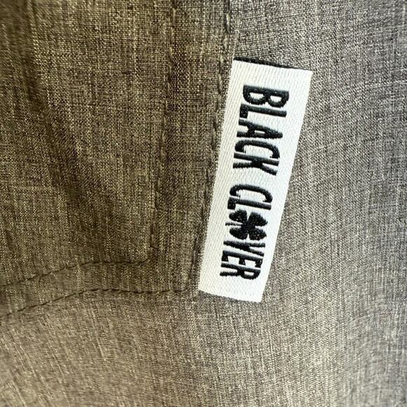 Black Clover Pants Gray Men's 38L Stretch Performance Gusset Preppy Prep - Picture 4 of 10